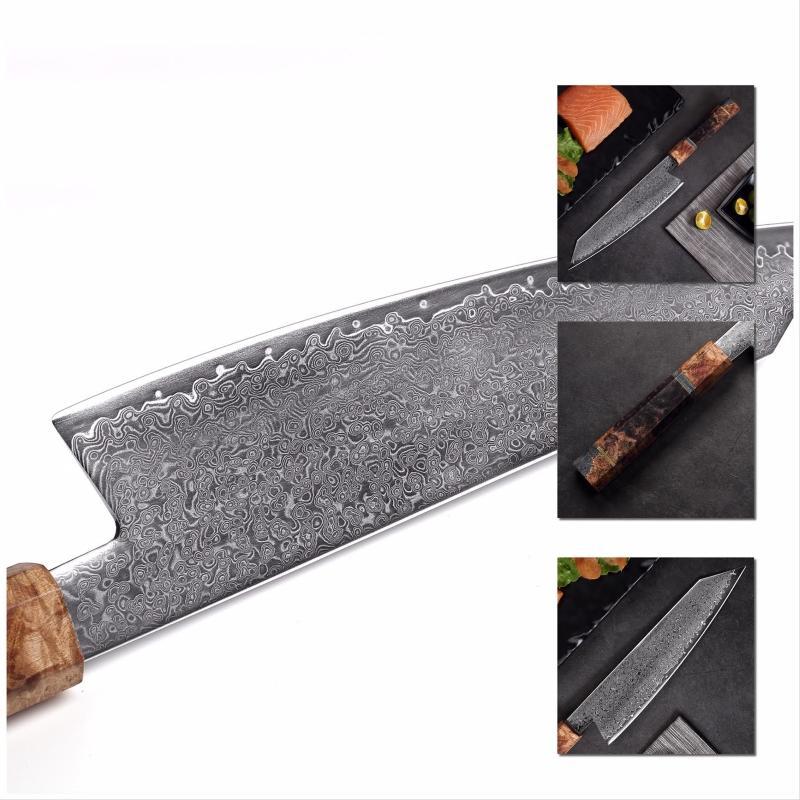 8.2 Inch Handmade Damascus Chef Knife - Letcase