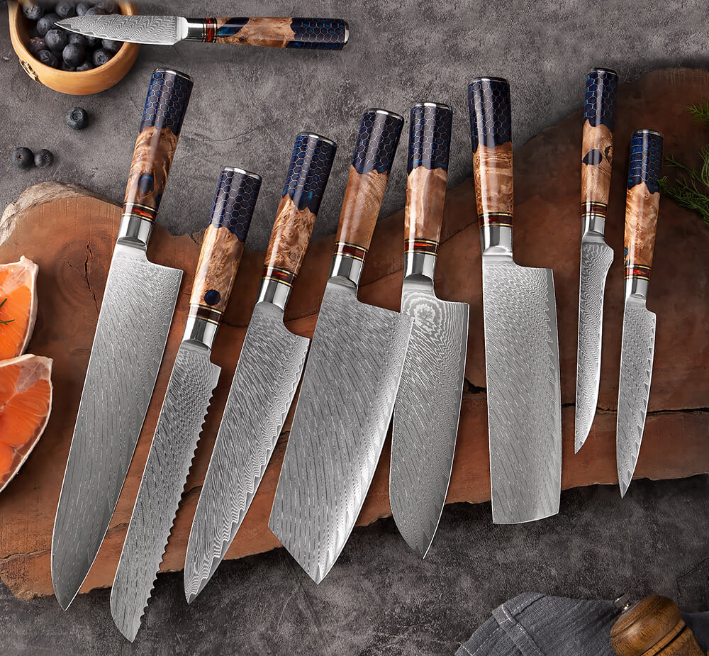 Japanese Kitchen Knives Set - Letcase.com