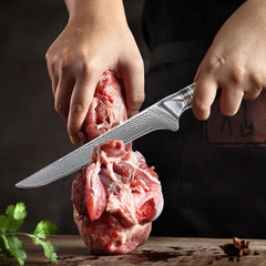 9 Piece Japanese Knife Set, Damascus Chef Knife Set - Letcase