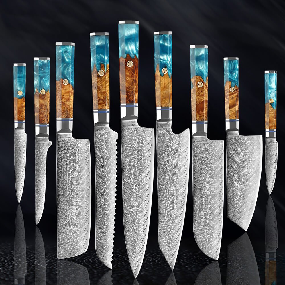 9 Chef Knife - Damascus Series