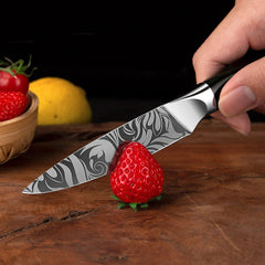 9 Piece Professional Kitchen Knives Set - Letcase