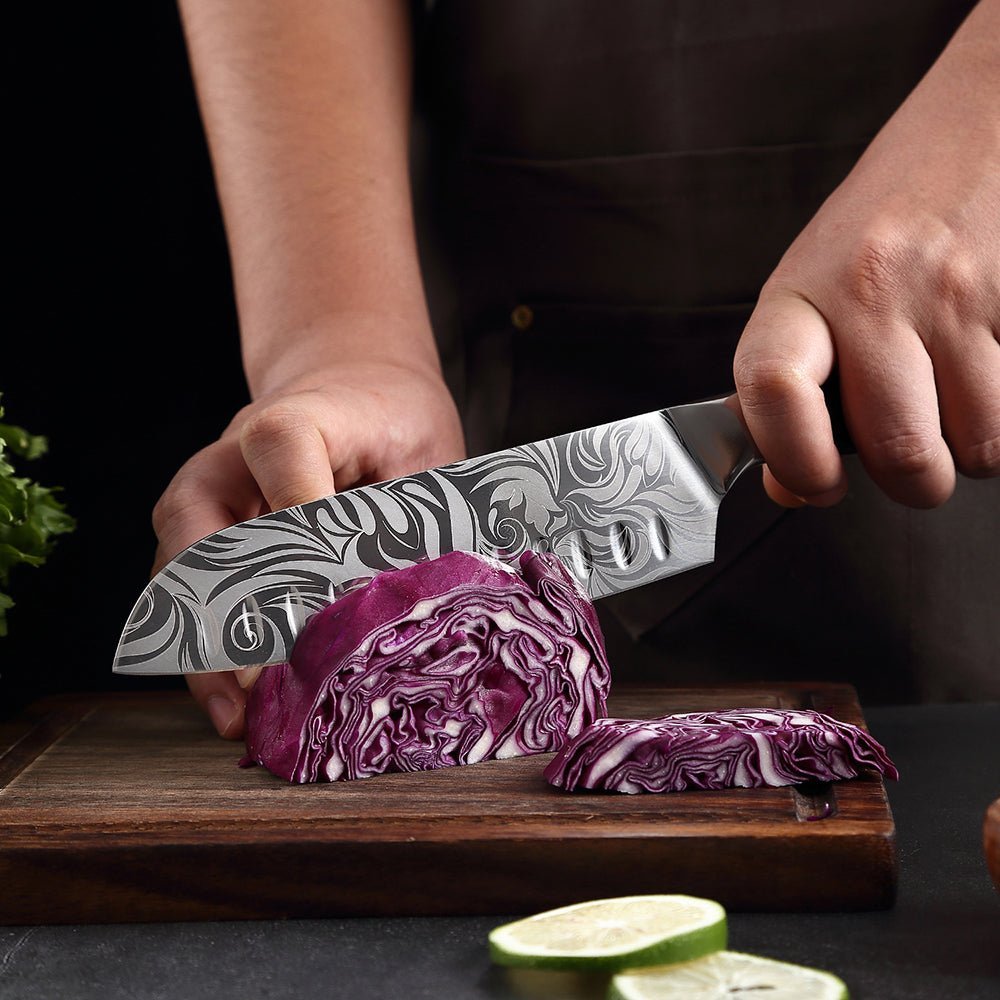 9 Piece Professional Kitchen Knives Set - Letcase