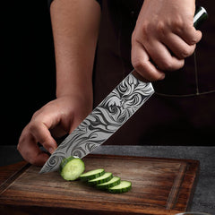 9 Piece Professional Kitchen Knives Set - Letcase