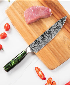 9 Piece Professional Kitchen Knives Set - Letcase