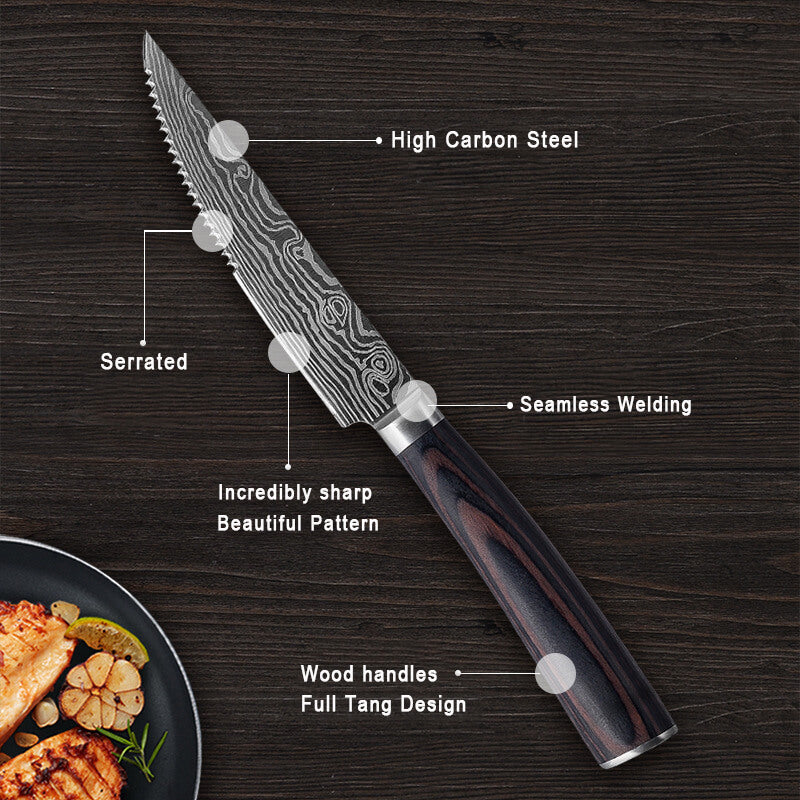 Japanese Steak Knife Set - Letcase.com