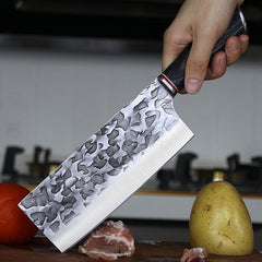 Chinese Vegetable Cleaver, 7 Inch Blade With Pakkawood Handle - Letcase