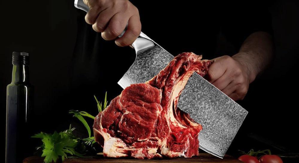 Damascus Steel Kitchen Chef Knife Set - Letcase