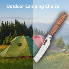 Folding Chef Knife For Kitchen Camping BBQ - Letcase