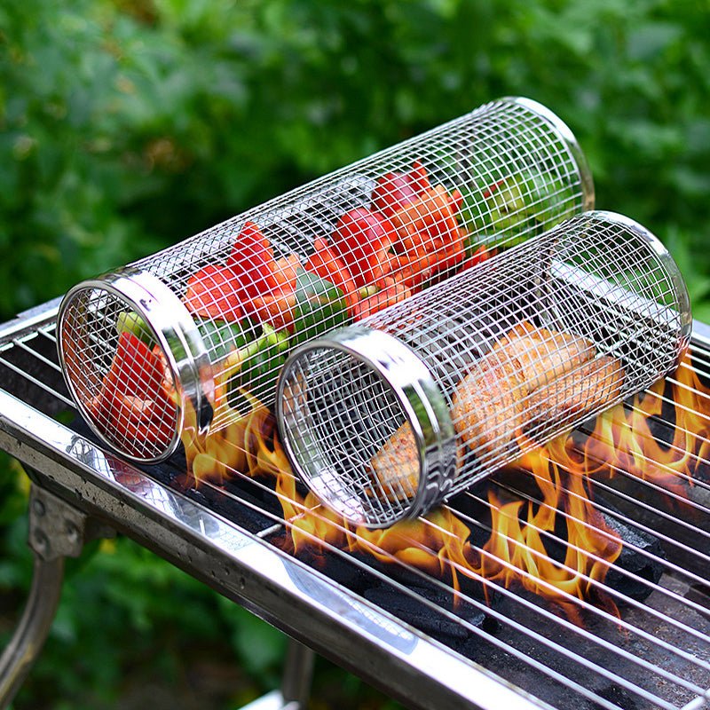 Grill Basket for Veggies BBQ, Non-Stick, 2-Piece - Letcase