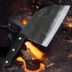 Hand Forged Butcher Cleaver Knife - Letcase