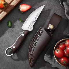 Hand Forged Chef Knives Multi-purpose Meat Cleaver Boning Knife - Letcase