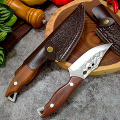 Hand Forged Chef Knives Multi-purpose Meat Cleaver Boning Knife - Letcase