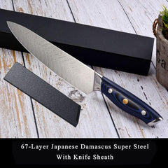 8 Inch Damascus Chef Knife - Gift Box