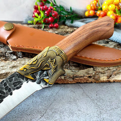 Hand Forged Kitchen Knife Set - Letcase