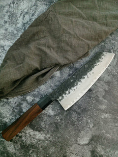 Hand Forged Kitchen Knives 3-layer Composite Steel Kiritsuke Knife - Letcase