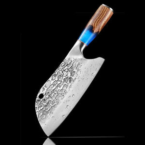 Hand Forged Meat Cleaver Knife, 8 Inch - Letcase