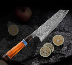 Handmade Damascus Kitchen Knife - Letcase