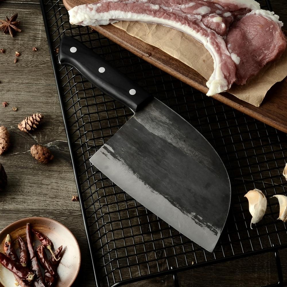 Handmade Forged Butcher Knife