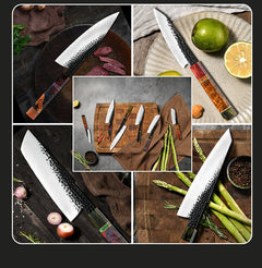Handmade Japanese Chef Knife Set, 6-Piece - Letcase