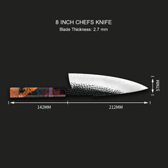 Handmade Japanese Chef Knife Set, 6-Piece - Letcase