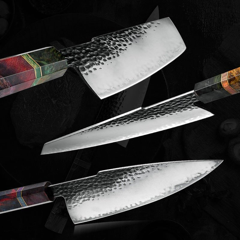 Handmade Japanese Chef Knife Set, 6-Piece - Letcase