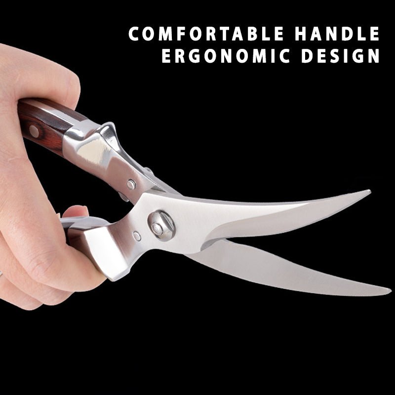 Heavy Duty Versatile Stainless Steel Kitchen Scissors, No Rust - Letcase