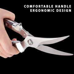 Heavy Duty Versatile Stainless Steel Kitchen Scissors, No Rust - Letcase