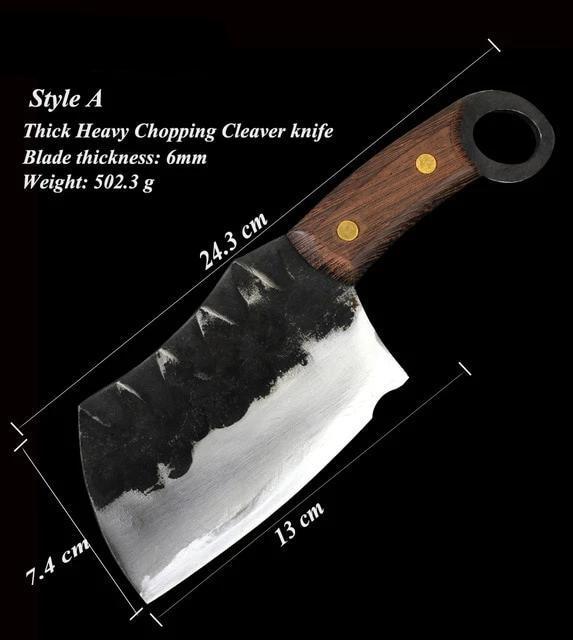 High Carbon Handmade Cleaver Butcher Knife - Letcase