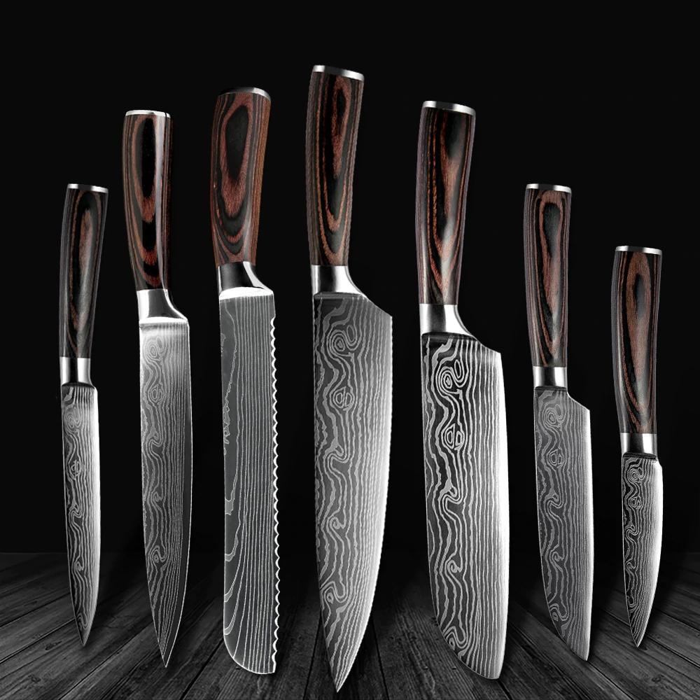 Japanese Steel Kitchen Knife Set - Letcase