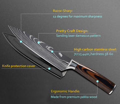 Kitchen Knife Set With Holder - Letcase