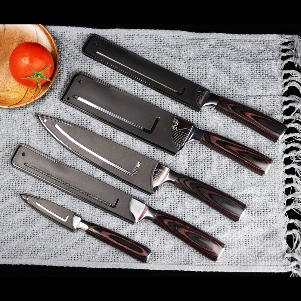 Kitchen Knife Set With Holder - Letcase