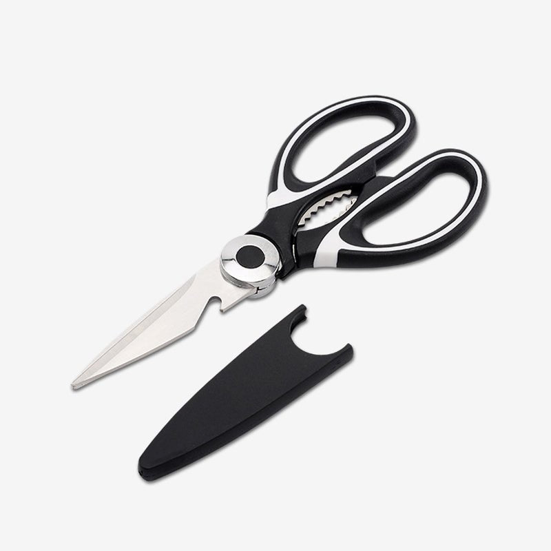 Kitchen Scissors - Stainless Steel Blade Cover Heavy Duty Kitchen