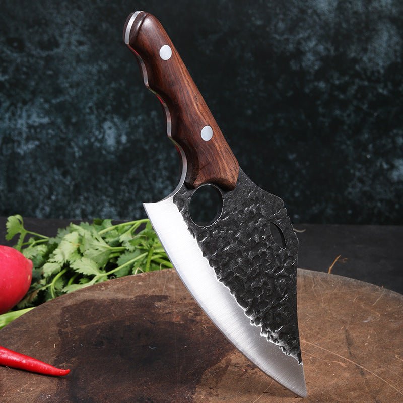 Professional Cleaver Knife With Leather Sheath - Letcase