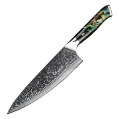 Professional Damascus 8" Chef Knife, 7" Santoku Knife With VG10 67Layer of Premium Steel - Letcase