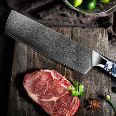 Professional Damascus Chef Knife Set - Letcase