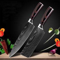 Professional Japanese Kitchen Knife Set - Letcase
