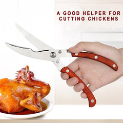 Professional Poultry Shears for Chicken, Bone, Turkey, Fish - Letcase