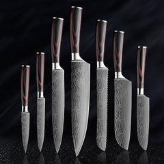 Professional Stainless Steel Chef Knife Set - Letcase