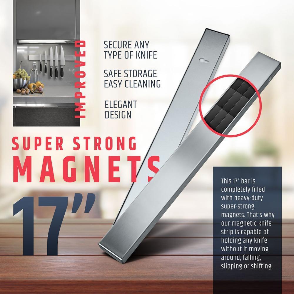Professional Stainless Steel Magnetic Knife Holder - Letcase