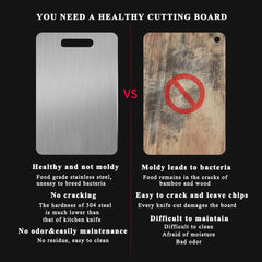 Stainless Steel Cutting Board Large Chopping Board - Letcase