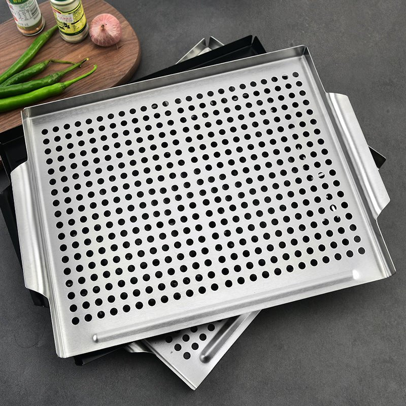 Stainless Steel Grill Topper Nonstick Grill Basket - Letcase