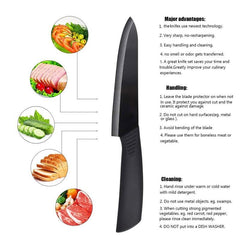Ultra Sharp Kitchen Ceramic Knife 5 Piece Set - Letcase
